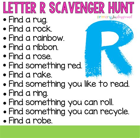 Alphabet Scavenger Hunts Artofit