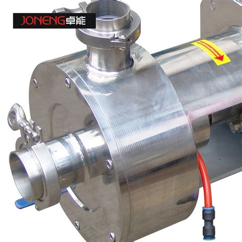 Stainless Steel High Shear Jb Clamp Emulsion Pump For Food Processing