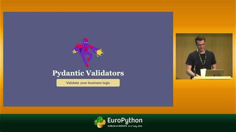 Simple Data Validation And Setting Management With Pydantic Presented By Teddy Crepineau Youtube