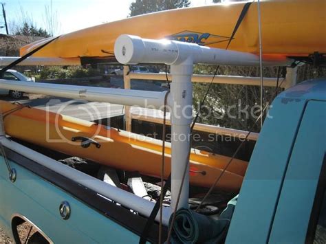 Hobie Forums View Topic PVC Kayak Rack For Small Truck Kayak Rack