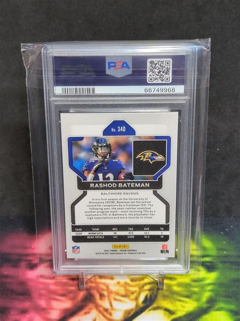 2021 Panini Prizm Rookie 340 Rashod Bateman RC For Sale Online EBay