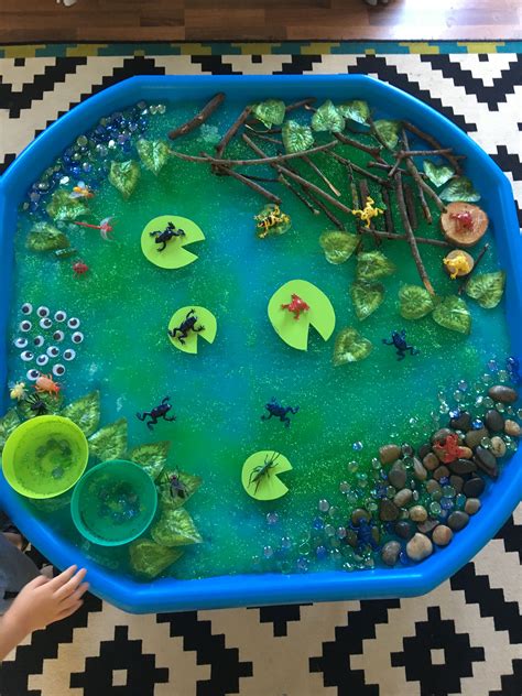 Small World Pond Tuff Tray Small World Tuff Tray Eyfs Early Years