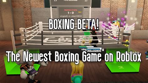 A New Mainstream Roblox Boxing Game Boxing Beta Youtube