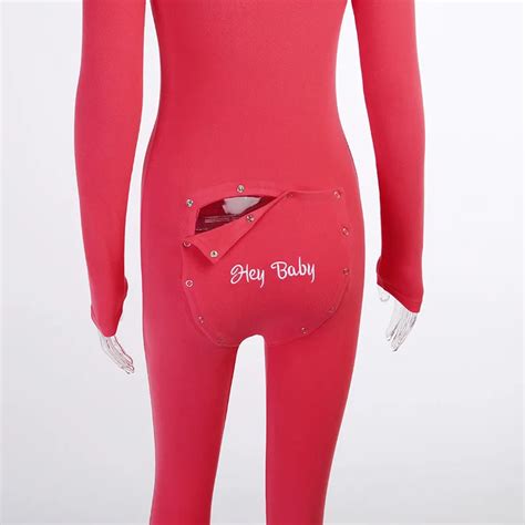 Moshion Adult Long Onesie With Butt Flap For Women Butt Out Onesie Buy Onesie With Butt Flap