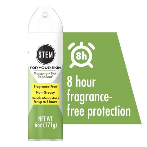 Stem Mosquito And Tick Repellent Bug Spray For Your Skin Fragrance Free