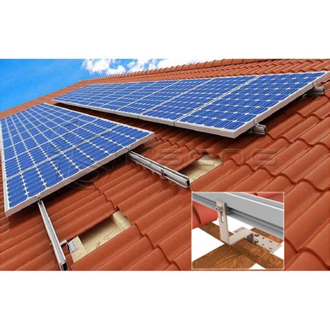 Customized Design Solar Pv Panel Mounting Kit Tile Roof Mounting