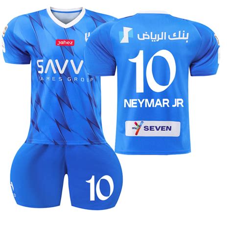 2023 2024 Al Hilal Sfc Home Shirt 10 Neymar Jr Soccer Jersey And