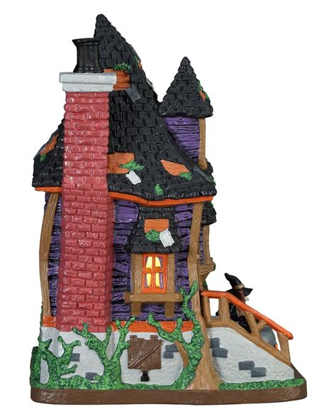 Lemax Spooky Town Witches Bungalow Scary House With Light Horror