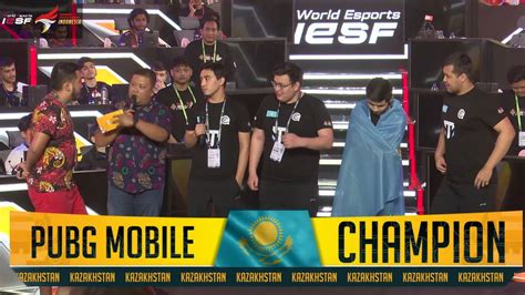 Team Kazakhstan Wins 14th World Esports Championship PUBG Mobile