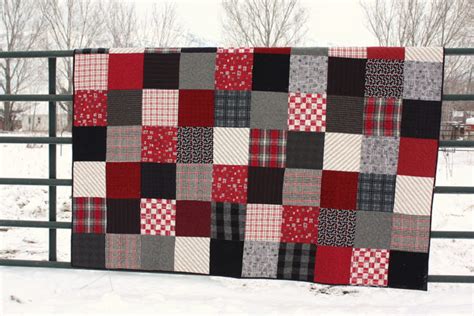 Black And Red Plaid Flannel Quilt Diary Of A Quilter A Quilt Blog