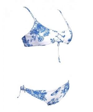 Push Up Swimwear Criss Cross Strappy Two Piece Bikini Set Swimsuit