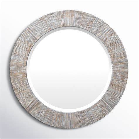 Birch Lane™ Fabienne Wood Flat Wall Mirror And Reviews Wayfair