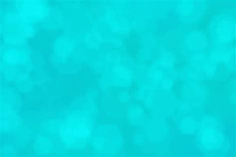 Abstract Turquoise Background Blurred Spots Bokeh Stock Image