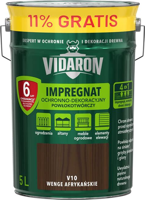 Vidaron Impregnat Ochronno Dekoracyjny Pow Okotw Rczy V Wenge