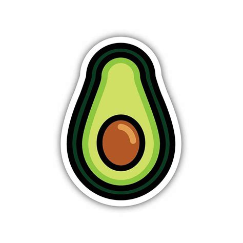 Avocado Sticker