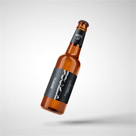 Premium Psd Beer Bottle Mockup Premium Psd