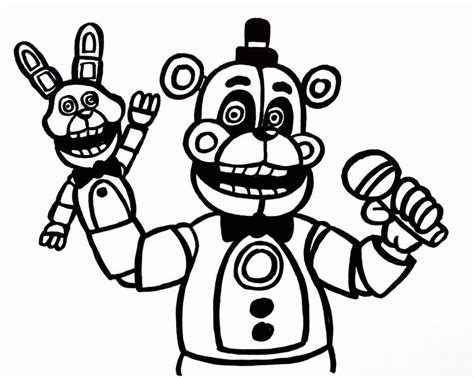 Funtime Freddy Coloring Pages