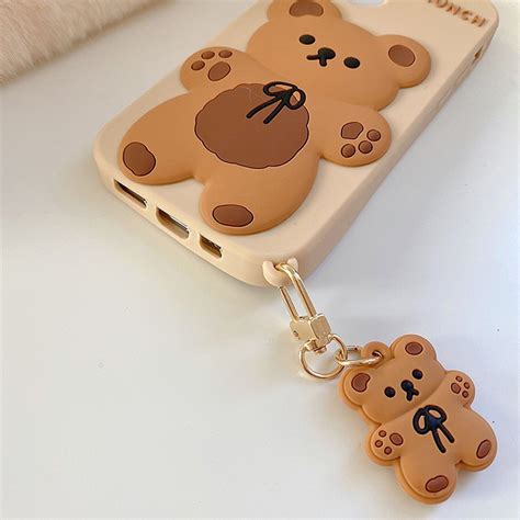 3D Kawaii Bear IPhone Case FinishifyStore