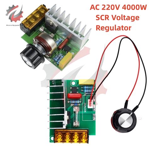 AC 0 220V 4000W SCR Electric Voltage Regulator Motor Speed Controller