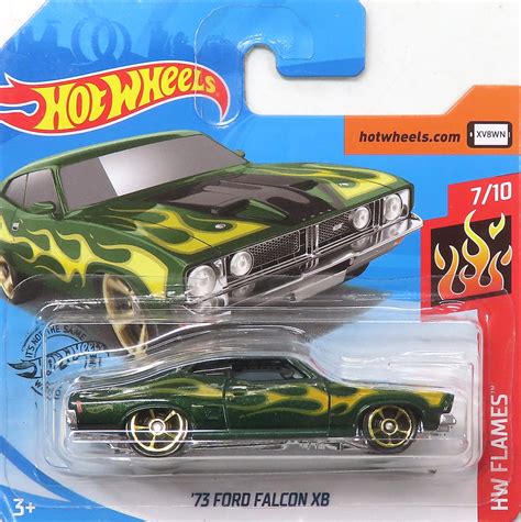 駿河屋 FORD FALCON XB グリーンイエロー Hot Wheels HW FLAMES GHD ホットウィールhotwheels