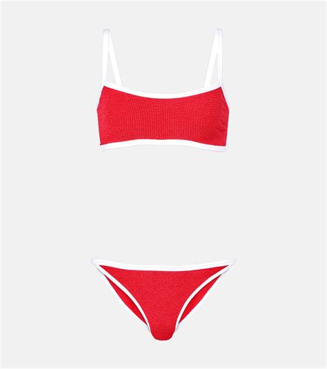 Tyler Bikini In Red Hunza G Mytheresa