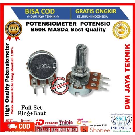 Jual Potensio Mono B K Masda Potensio Component Berkwalitas Shopee