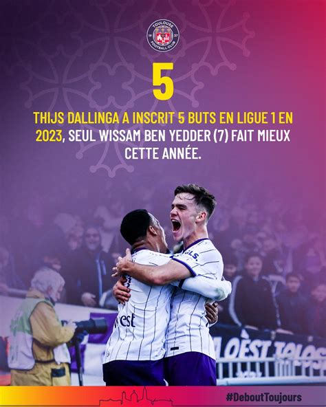 Toulouse Fc On Twitter Avec Ses Buts Marqu S En Thijs