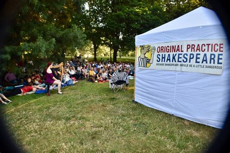 Shakespeare In The Park Sherwood Center For The Arts