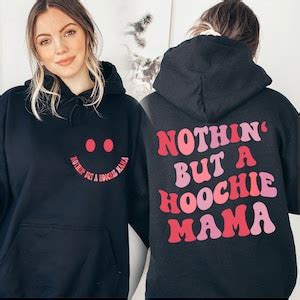 Nothin But A Hoochie Mama Svg Funny Mama Svg Png Pdf Etsy