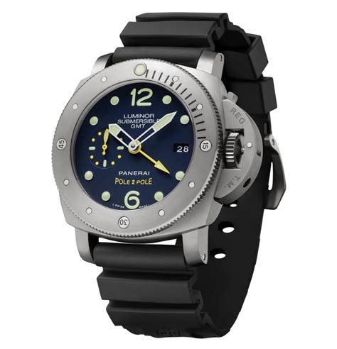 Officine Panerai Luminor Submersible Days Gmt Pole Pole Pam