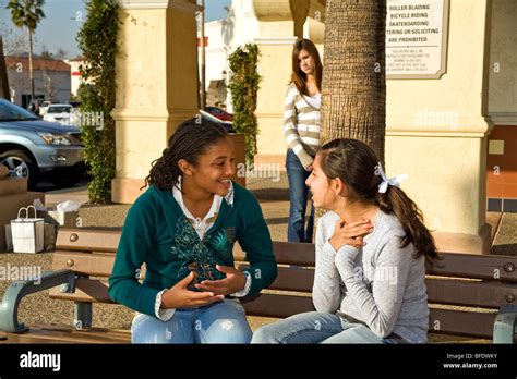 Group Of Girls Talking