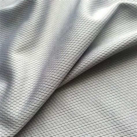 Polyester Knitted Fabric Plain Solids Silver At Rs Meter In Surat