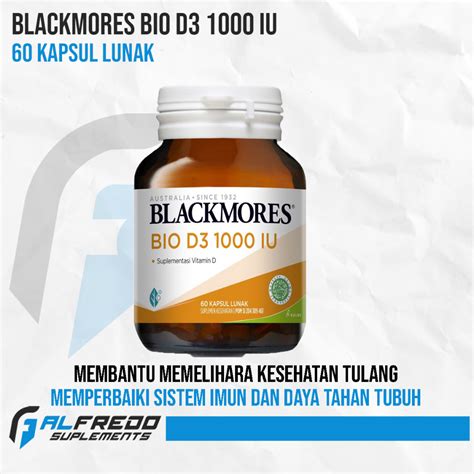 Jual Blackmores Bio D Iu Kapsul Lunak Suplemen Tulang Dan Daya