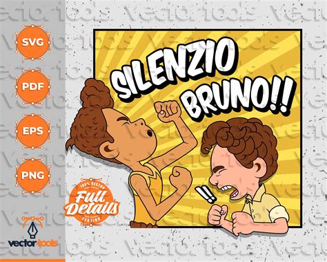 Luca Luca Svg Silenzio Bruno Silenzio Bruno Clipart Luca Etsy