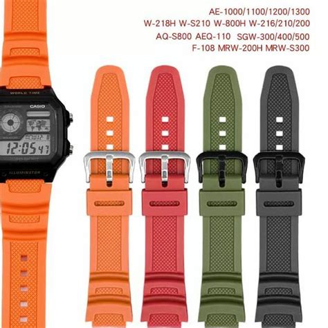 Jual OPI TALI JAM CASIO AE 1000W AE 1000W AE1100W AE 1200 STRAP CASIO W