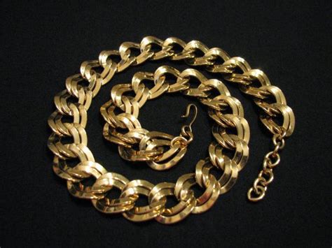 This Item Is Unavailable Etsy Chain Link Necklace Vintage Monet Gold