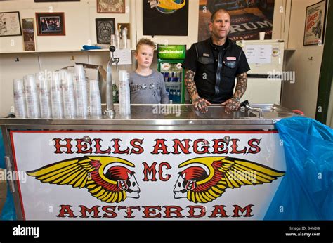 Netherlands Amsterdam Angels Place Hells Angels clubhouse open house ...