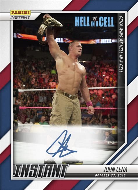 WWE PANINI INSTANT 2022 2023 JOHN CENA CENA WINS AT HELL IN A CELL