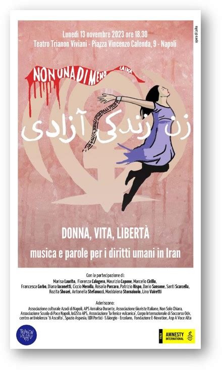 Donna Vita Libertà al teatro Trianon di Napoli musica e parole