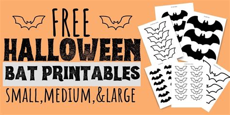 Bat Template For Halloween Crafts And Decorations Originalmom