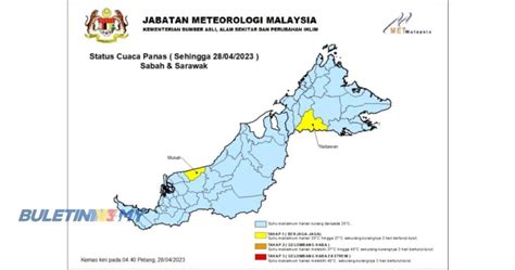 Lima Kawasan Rekod Cuaca Panas Tahap Satu Buletin Tv Malaysia