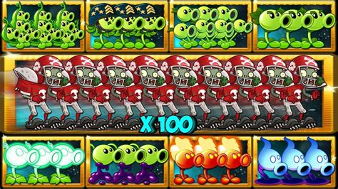 Pvz2 Challenge All Pea And Vine Pea Using 5 Plant Food Vs 999 All Star