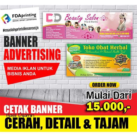 Jual Cetak Spanduk Banner Tebal Gram Shopee Indonesia