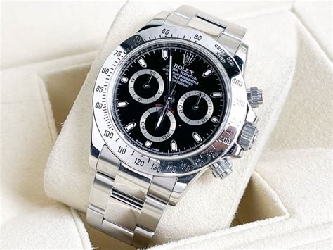 Rolex Daytona Steel Black Ref Siam Watch Club