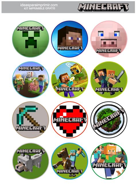 Minecraft Cupcake Toppers Pdf At Tansalemblog Blog