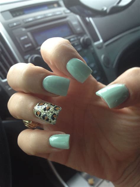 16 Mint Green Nail Polish Designs Ideas Inya Head