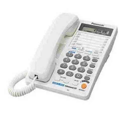 White Panasonic Ks T2378 Speaker Landline Phone For Office Model