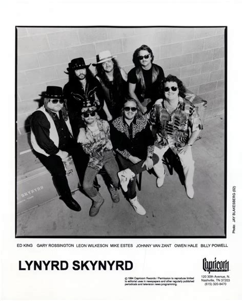 Lynyrd Skynyrd Vintage Concert Photo Promo Print 1994 At Wolfgang S