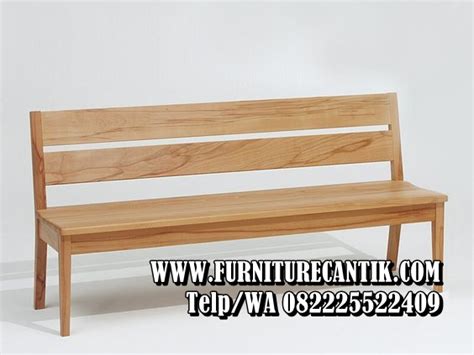 Kursi Teras Kayu Jati Minimalis Modern Panjang Toko Furniture Cantik