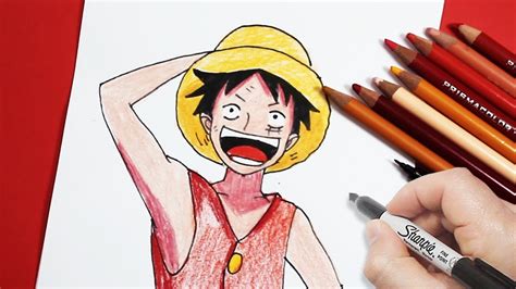 كيف ترسم لوفي رسم لوفي رسم انمي سهل Drawing Luffy Youtube